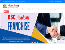 Tablet Screenshot of bscacademy.com